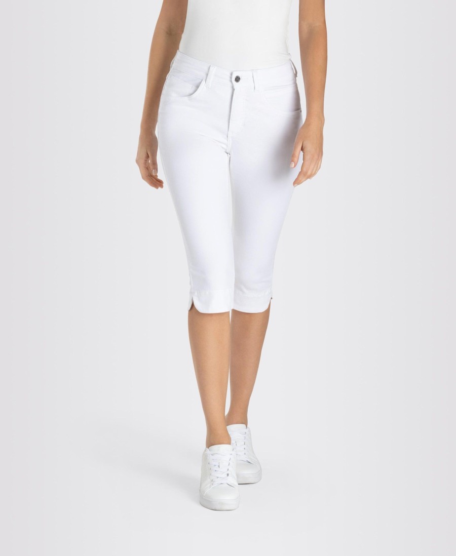 Clothing MAC | Dream Capri D010 White Denim