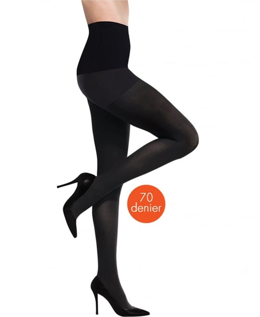 Tights Commando | Ultimate Opaque 70 Denier Control-Top Tights Black