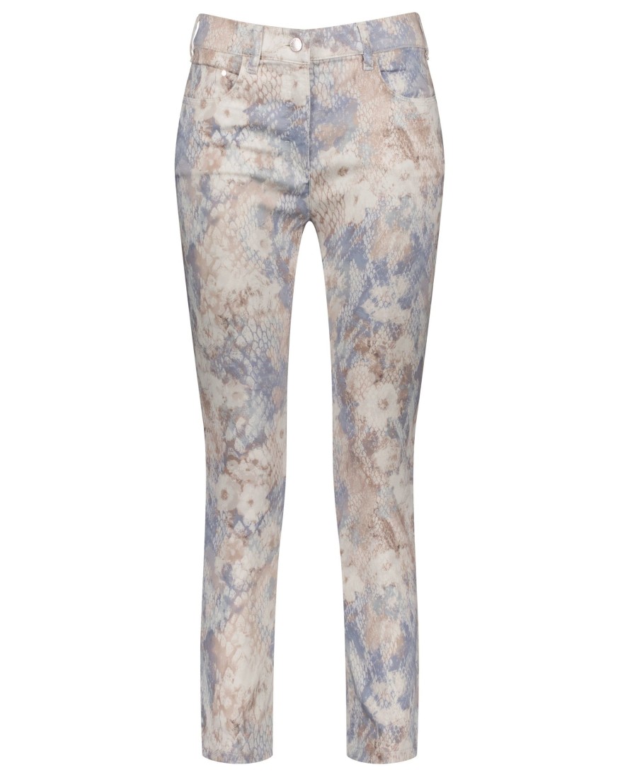 Jeans Zerres | Carla Snake Trousers Blue Snake 064