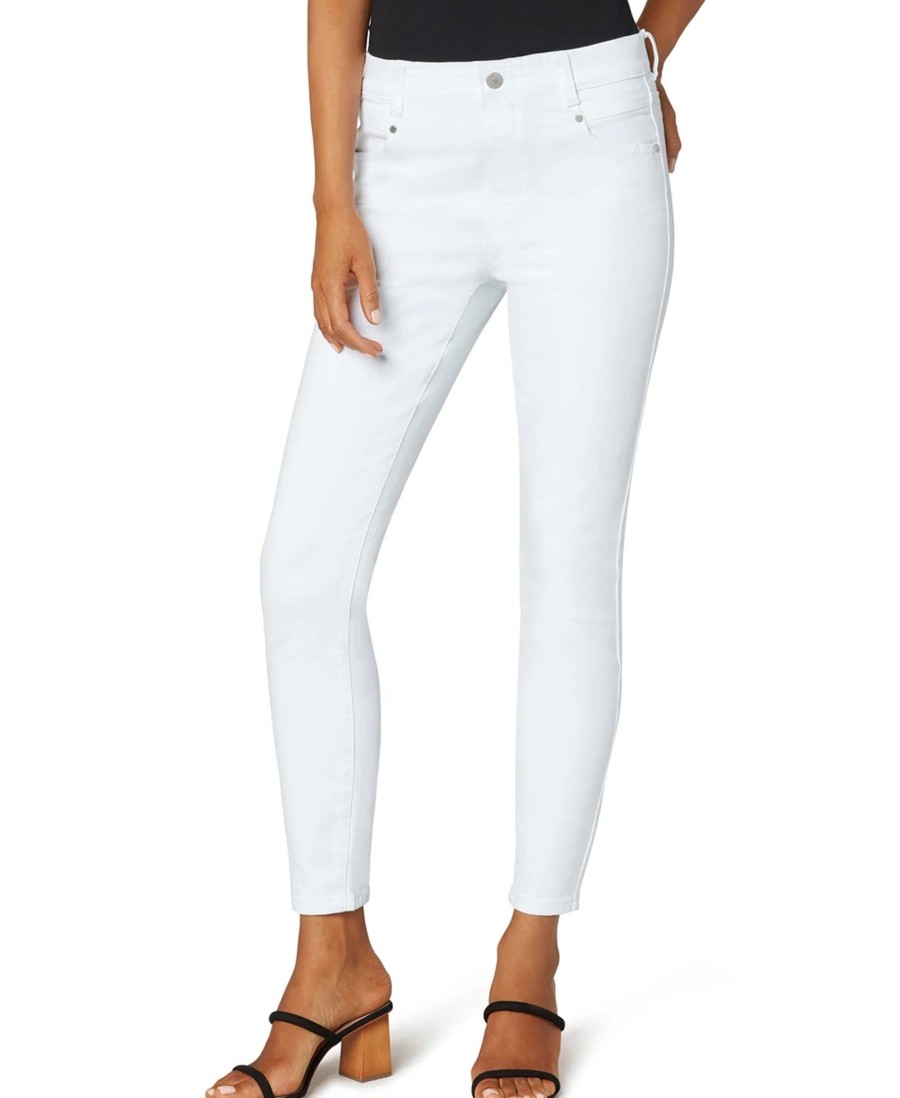 Jeans Liverpool Los Angeles | Gia Glider No-See-Thru Jeans White