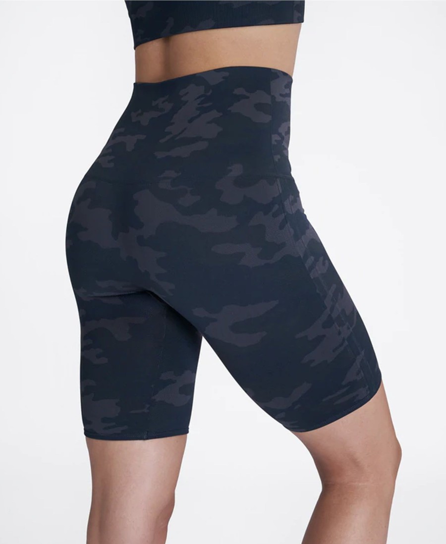 Leggings Spanx | Look At Me Now Camo Bike Short Black Camo