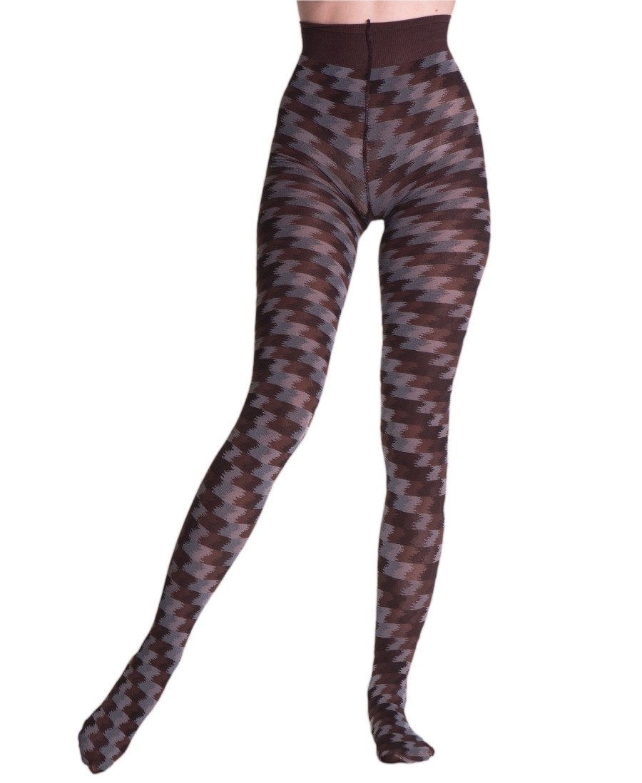 Tights Trasparenze | Ashtree Tights Dark Oak