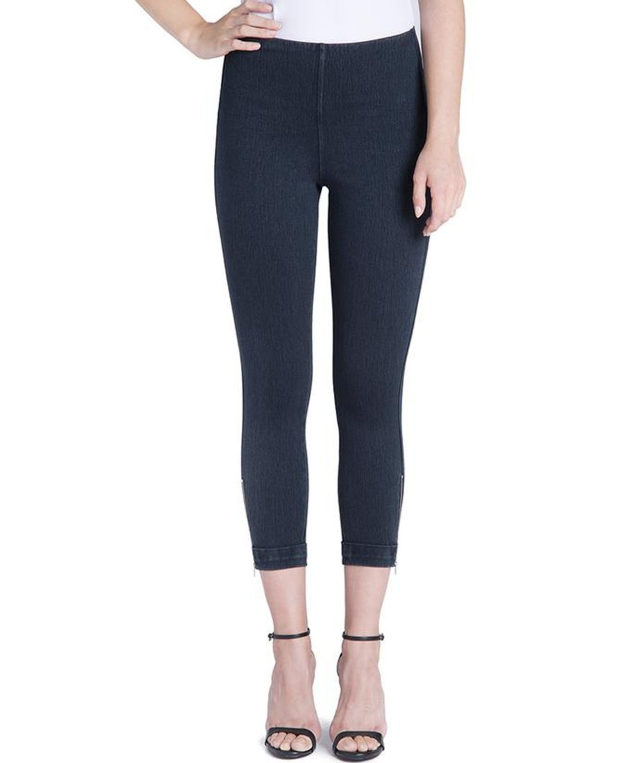 Leggings Lysse | Denim Cuffed Crop Leggings