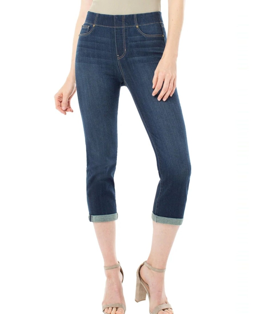 Jeans Liverpool Los Angeles | Chloe Pull-On Crop Jeans Mayfield Mayfield 6014