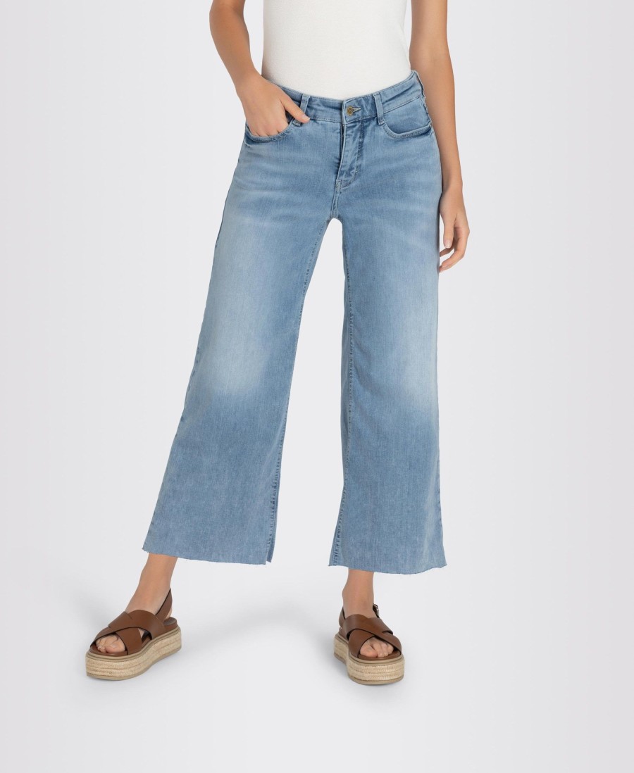 Jeans MAC | Dream Wide Wonder Light Cropped Jeans