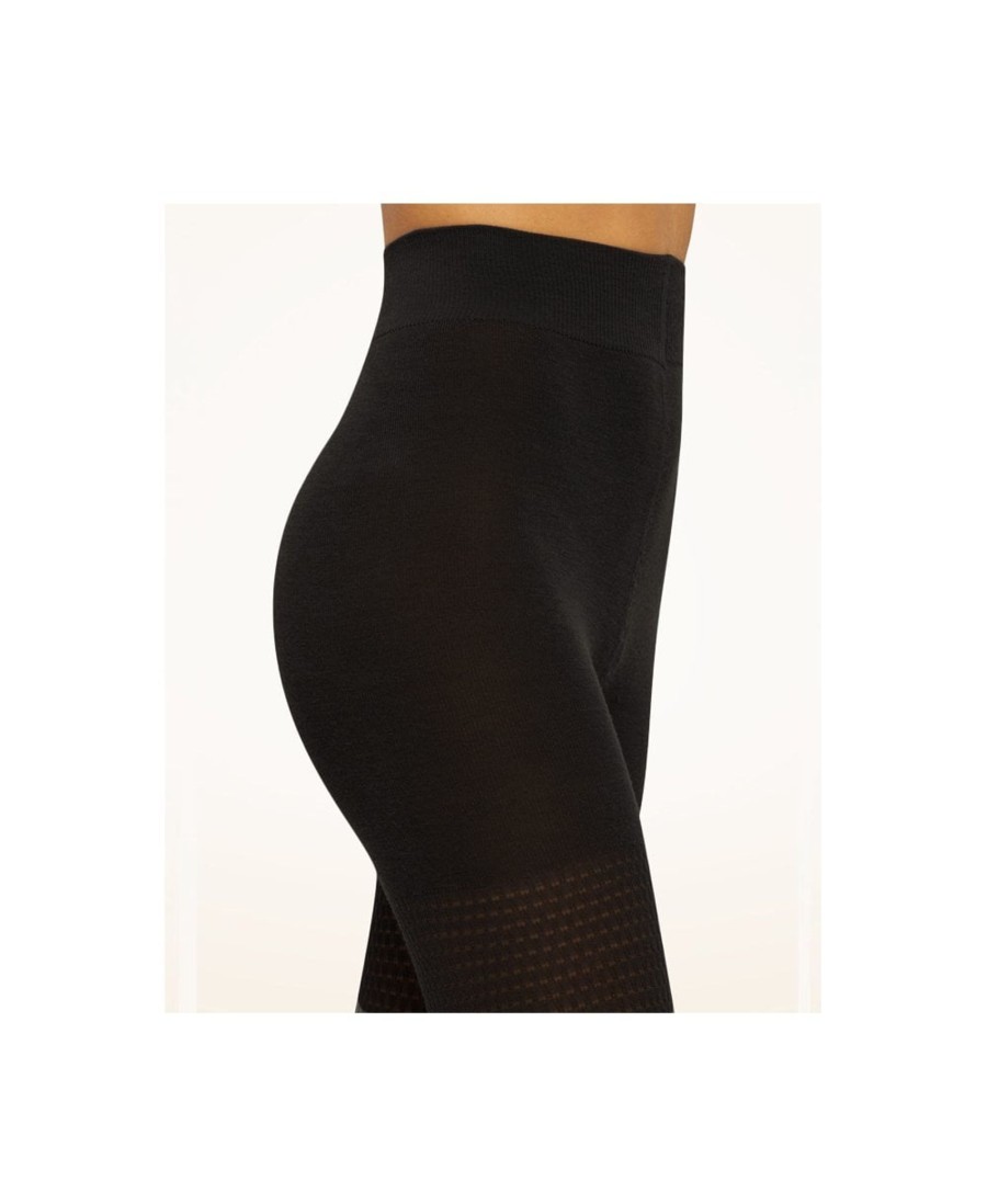 Tights Wolford | Merino Geometric Tights Black