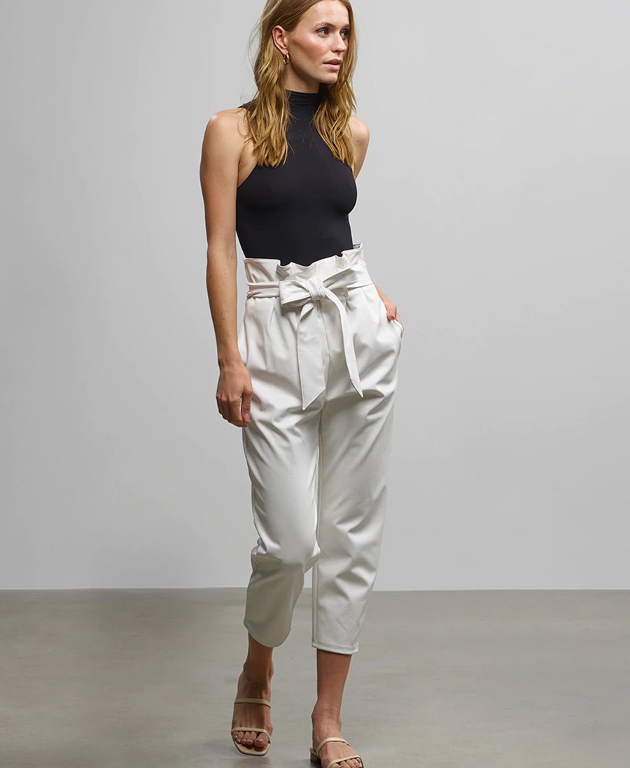 Clothing Commando | Faux Leather Paper Bag Pants