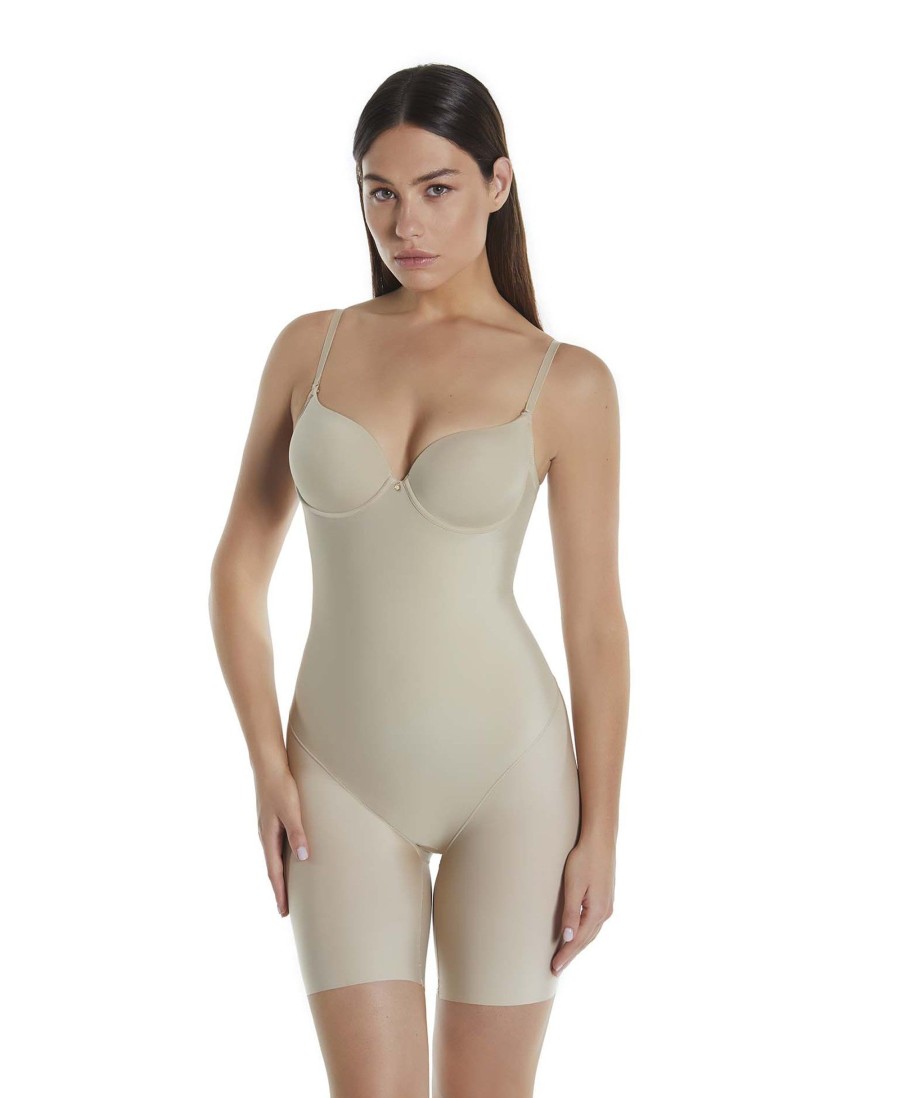 Shapewear Selected by Luxury-Legs | Low Back Mid-Thigh Bodysuit