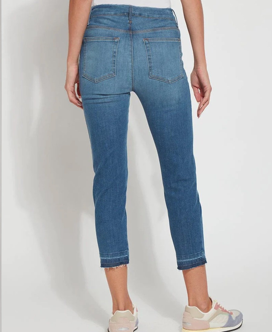 Jeans Lysse | Toothpick 'Holding Power' Crop Denim Leggings 4181 Authentic Midwash