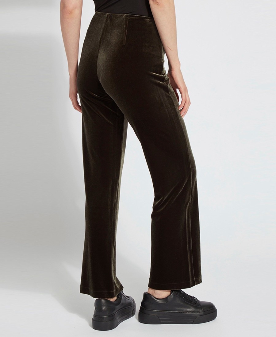 Clothing Lysse | Green Velvet Pant Garden Green