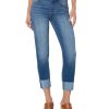 Jeans Liverpool Los Angeles | Marley Girlfriend Raw Cut Roll Cuff Jeans Scottsdale Scottsdale 6607