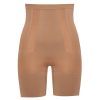 Shapewear Spanx | Oncore High-Waisted Mid-Thigh Short Cafe Au Lait