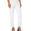 Jeans Liverpool Los Angeles | Marley Girlfriend Cuffed Jeans Bone White 6621